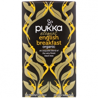 Органический черный чай "Elegant English breakfast ", 20 пакетиков фото №1