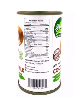 Натуральное кокосовое молоко 165 мл Nature's Charm фото №2