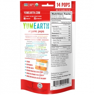 Органические леденцы, ассорти 14 леденцов, 85 грамм YumEarth фото №2