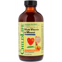 Витамины для детей (Multi Vitamin & Mineral), ChildLife, апельсин-манго, 237 млChildLife 