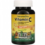 Жевательный витамин C для детей, 90 таблеток в форме животных, Natures Plus