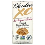 Натуральный шоколад, без сахара, соленое миндальное масло в 60% темном шоколаде, Chocolove  90 грамм