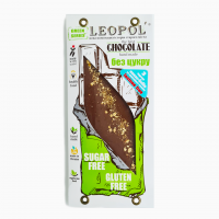 Шоколад с какао без сахара "Молочный" 75 граммLeopol 
