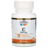 Витамин C, 1000 mg, 60 таблеток21st CENTURY  