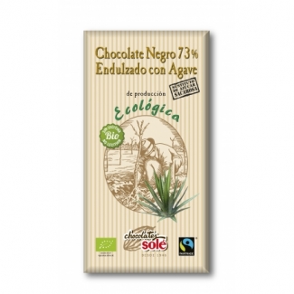 Органический черный шоколад 73% без сахара 100 грамм фото №1