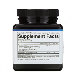 Hyaluronic Acid, Гиалуроновая кислота 120 табл YouTheory фото №2