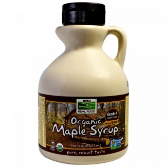 Кленовый сироп, Maple Syrup, Now Foods, 473 мл фото №1