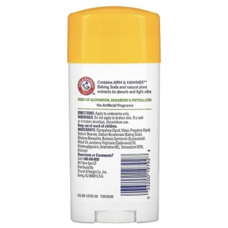 Arm & Hammer, Essentials, с натуральными дезодорирующими компонентами, дезодорант, без искусственных ароматизаторов Arm&Hammer фото №2