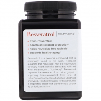 Resveratrol Ресвератрол 290 табл YouTheory фото №3