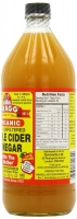 Raw apple cider vinegar organic Нефильтрованный органический яблочный уксус 946 млBragg 