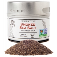 Натуральная копченая морская соль 84 граммGustus Vitae 