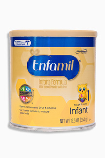 Infant Formula Milk Based Powder with Iron, Молочная смесь обогащенная железом. 0-12 месяцев. 354 грамма.  фото №1