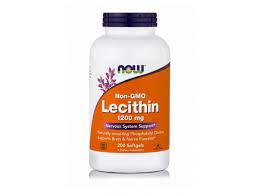 Натуральный Лецитин, Now Foods, 1200 мг, 100 мягких таблеток фото №1