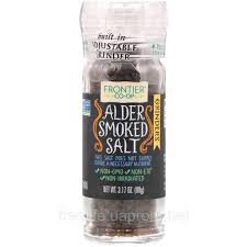 Гурманская соль в мельничке, копченая на ольхе, Frontier Natural Products, 90 грамм фото №1