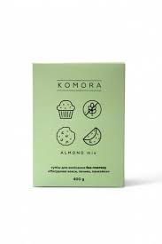 Безглютеновая смесь для выпечки KOMORA almond mix "Миндальные кексы, печенье, панкейки".  фото №1