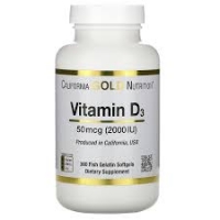 Витамин D-3, 2000 МЕ, 360 капсул 