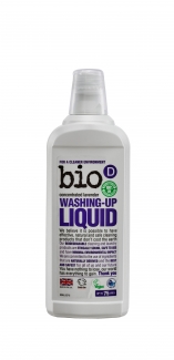 Washing Up Liquid Lavender Bio – D  концентрированная экологическая жидкость для мытья посуды с запахом лаванды 750 мл фото №1