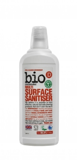 Multi Surface Sanitiser Bio – D экологическое средство для чистки различных поверхностей 750 мл фото №1