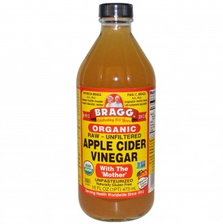 Raw apple cider vinegar organic Нефильтрованный органический яблочный уксус 473 мл фото №1