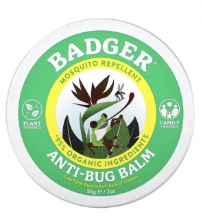 Органический бальзам от насекомых, Badger Company, 22 грамм фото №1