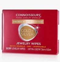 Салфетки для очистки и полировки ювелирных изделий из серебра и золота премиум качества 20 шт Салфетки для очистки и полировки ювелирных изделий из серебра и золота премиум качества 20 шт