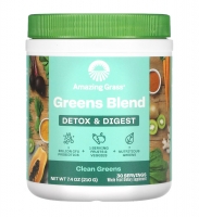 Green Superfood DETOX &DIGEST зеленый суперфуд для детокса и поддержки пищевария 30 порций