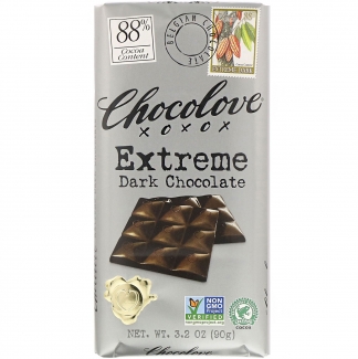 Экстра черный шоколад, 88% какао, 90 грамм фото №1